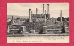 Timgad, Temple Du Gènie De La Colonie- Small Size, Divided Back, New, Ed. LL. N° 12. - Autres & Non Classés
