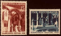 YUGOSLAVIA 1955 665 A 666 ** - Nuevos