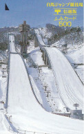 Japan Prepaid T Card 500 - Nagano Winterscene Ski Jump - Japan