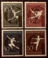 YUGOSLAVIA 1957 725 A 728 ** - Unused Stamps