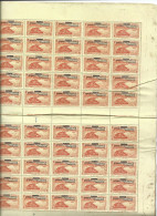 2 (deux) Blocs De 25 Timbres Neuf * Afrique équatoriale Française - YT 21 - Unused Stamps