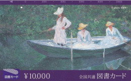 Japan Prepaid Libary Card 10000 - Art Painting Monet - Japan