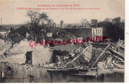54- GERBEVILLER - BOMBARDE PAR LES ALLEMANDS  VU A VOL D' OISEAU   GUERRE 1914-1918 - Gerbeviller