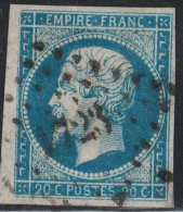 EMPIRE - No 14 - OBLITERATION PC1723 - LIGNY EN BARROIS - MEUSE. - 1853-1860 Napoleon III