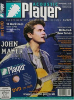 Acoustic Player Magazine Germany 2023-04 John Mayer Peter Finger Eva Cassidy - Ohne Zuordnung