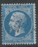 Lot N°83203   N°22, Oblitéré PC Du GC 4077 Valence-sur-Rhône, Drôme (25) Ou PC 4077 BRION-PRES-THOUET(75), Indice 19 - 1862 Napoléon III.