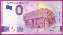 0-Euro XEAF 2022-4 KUNSTHALLE - BIELEFELD - Essais Privés / Non-officiels