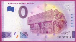 0-Euro XEAF 2022-4 KUNSTHALLE - BIELEFELD - Private Proofs / Unofficial