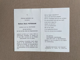 PUTTEMANS Barbara Maria °PERK 1910 +ELEWIJT 1987 - BAUTMANS - VAN DER ELST - MEUTERMANS - Obituary Notices