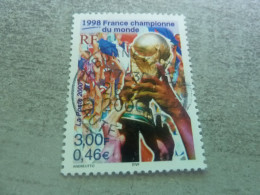 La France Championne Du Monde De Football - 3f. (0.46 €) - Yt 3314 - Multicolore - Oblitéré - Année 2000 - - 1998 – Francia