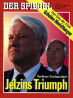 Der Spiegel Magazine Germany 1991-35 Boris Jelzin Michail Sergejewitsch Gorbatschow  - Ohne Zuordnung