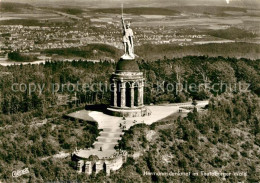 73335527 Detmold Hermannsdenkmal Im Teutoburger Wald Fliegeraufnahme Detmold - Detmold