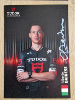 Card Alberto Dainese - Team Tudor - 2024 - Original Signed - Cycling - Cyclisme - Ciclismo - Wielrennen - Radsport