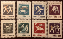 YUGOSLAVIA 1960 810 A 817 ** - Unused Stamps