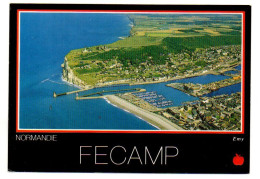 FECAMP. Vue Aérienne Sur Le Port Et La Ville. - Fécamp
