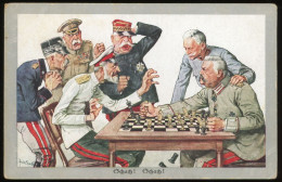 WWI CHESS Vintage Postcard - Autres & Non Classés