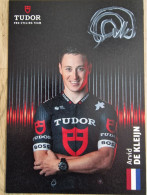 Card Arvid De Kleijn - Team Tudor - 2024 - Original Signed - Cycling - Cyclisme - Ciclismo - Wielrennen - Wielrennen