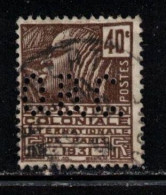 FRANCE Scott # 259 Used - With O.B.C. Perfin - Usati