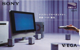 Japan Prepaid Libary Card 500 - Sony Television - Japon