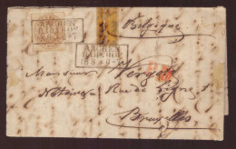 Allemagne Prusse Preussen Lettre 1862 Affranchissement Timbre N°19 Brief Cover Cachet Aachen - Ganzsachen