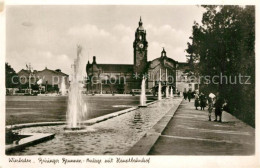 73335342 Wiesbaden Reisinger Brunnen Wasserspiele Anlage Mit Hauptbahnhof Wiesba - Wiesbaden