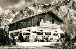 73335308 Mittenwald Karwendel Tirol Korbinian Huette Mit Karwendel Mittenwald Ka - Other & Unclassified