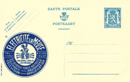 BELGIUM PPS 50C BLUE "SCEAU D'ETAT" SBEP PUBLIBEL 513 UNUSED - Werbepostkarten