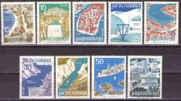 Yugoslavia 1962 - Tourism - Tourist Cities - Mi 994-1002 - MNH**VF - Ongebruikt