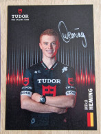 Card Mika Heming - Team Tudor - 2024 - Original Signed - Cycling - Cyclisme - Ciclismo - Wielrennen - Cycling