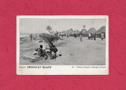 Congo, Rissègny. Femmes Buguyè. Ed. Chocolat Klaus No.32. New, Verso Divided, Small Size Post Card. - Congo Francés