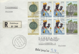 Luxembourg - Luxemburg - Lettre Recommandé   1973 - Brieven En Documenten