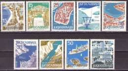 Yugoslavia 1962 - Tourism - Tourist Cities - Mi 994-1002 - MNH**VF - Ungebraucht