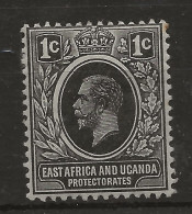 KUT, 1912, SG  44, Mint Hinged - Protectorados De África Oriental Y Uganda