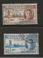 Nigeria, 1946, SG  60 - 61, Used - Nigeria (...-1960)