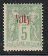 VATHY - N°3 * (1893-1900) 5c Vert-jaune "n/u" - Ongebruikt