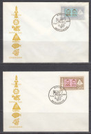 Bulgaria 1965 - Stamps Exhibition BALKANFILA (Russische Kosmonaut Beljaev And Leonov), Mi-Nr. 1555/56, 2 FDC - FDC