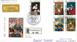 Luxembourg - Luxemburg - Lettre  Recommandé  1978  Caritas -   Cachet Spécial - Storia Postale