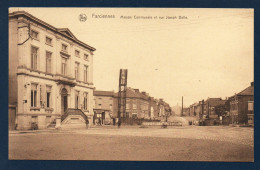 Farciennes. Maison Communale Et Rue Joseph Bolle. Atelier Imprimerie A. Hénin - Farciennes