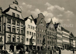 73334728 Augsburg Merkurbrunnen Maximilianstrasse Giebelhaeuser Innenstadt Augsb - Augsburg