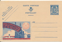 BELGIUM PPS 50C BLUE "SCEAU D'ETAT" SBEP PUBLIBEL 528 UNUSED - Werbepostkarten