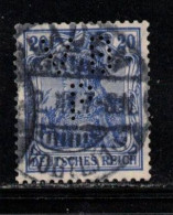 GERMANY Scott # 69 Used - With VBP Perfin - Oblitérés