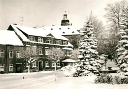 73334652 Frauenstein Brand-Erbisdorf Platz Des Friedens Im Winter Frauenstein - Brand-Erbisdorf