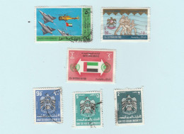 United Arab Emirates Lot De 6 Timbres - Emiratos Árabes Unidos