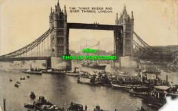 R621572 Tower Bridge And River Thames. London. Photo Series. 1918 - Autres & Non Classés