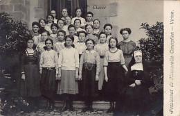 Belgique - VIRTON (Lux.) Pensionnat De L'Immaculée-Conception - 1ère Classe (Filles) - CARTE PHOTO - Virton