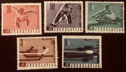 YUGOSLAVIA 1966 1037 A 1041 ** - Unused Stamps