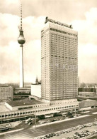 73334458 Berlin Interhotel Stadt Berlin Mit UKW Und Fernsehturm Berlin - Sonstige & Ohne Zuordnung