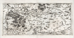 ST-FR LA FÈRE AISNE 1642 Carte Des Environs De La Ferre Cm 54,5 X 41 Claude Chastillon - Estampas & Grabados