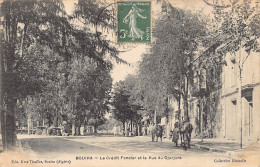 Algérie - BOUIRA - Le Crédit Foncier Et La Rue Du Djurjura - Ed. Mme Thuillet  - Other & Unclassified
