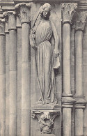 JUDAICA - France - STRASBOURG - Statue La Synagogue Sur La Cathédrale - Ed. Hartmann  - Judaísmo